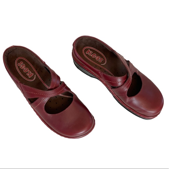 Klogs Women’s Slip Ons in Red - Picture 2 of 7
